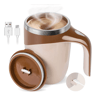 Rechargeable Automatic Coffee Cup Portable Electric Stainless Steel Mug With Magnetic Stirring  Per 7