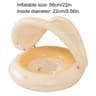 Sun Shade Comfort Pool Float Seat With Canopy  Backrest For Beach And Pool Relaxation 5