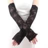 Women Lace Fishnet Fingerless Gloves Sun Arm Sleeves 8