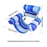 Inflatable Pool Float Lounge Chair Water Hammock Recliner Pool Lounger 6