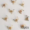 Butterfly Charm Mini Hair Clips Set Vintage Bangs  Styling Barrettes 6