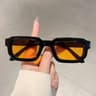 Vintage Rectangle Sunglasses For Men  Women Retro Designer Eyewear 6