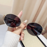 Vintage Vista Oval Sunglasses Retro Metal Frame Street Style Shades 9