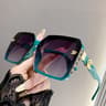 Classic Polarized Sunglasses With UV Protection And Premium Leather Case For Women 6