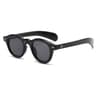 Retro Round Uv Sunglasses For Women  Men Vintage Punk Small Round Shades 4