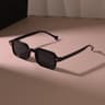 Retro Square Rectangle Sunglasses For Men  Women Vintage Designer Mirror Shades 6