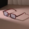 Retro Square Rectangle Sunglasses For Men  Women Vintage Designer Mirror Shades 7