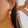 Ocean Charm Lobster Earrings With Starfish  Shell Beach Dangle Jewelry For Women 11