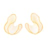 Bohemian Flower Stud Earrings Large White Acrylic Floral Statement Earrings For Women 7