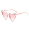Pearl Heart Shaped Sunglasses For Women Anti Reflective Festival Fashion Eyewear 8
