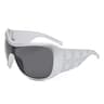 Oversized Sunglasses Vintage Square Shield Gradient Driving Shades For Women  Men 8