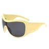 Oversized Sunglasses Vintage Square Shield Gradient Driving Shades For Women  Men 11
