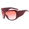 Oversized Sunglasses Vintage Square Shield Gradient Driving Shades For Women  Men 12