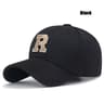 Letter Cotton Baseball Cap With Gold Embroidery Adjustable Unisex Casual Hat 7