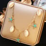 Ocean Bliss Starfish Shell Necklace Stainless Steel Necklace For Beach  Everyday Style 6