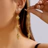 Mermaid Shell Pearl Starfish Long Drop Earrings For Women Beach Jewelry 6