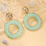 Water Drop Earrings Handmade Crystal Beaded Long Dangle Statement Earrings For Women 11