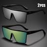 Oversized Driving Sunglasses With Anti Glare One Piece Shield Lens For Men  Women 9
