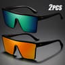 Oversized Driving Sunglasses With Anti Glare One Piece Shield Lens For Men  Women 10