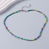 Flower Beaded Friendship Necklace Colorful Seed Bead Summer Jewelry For Women  Kids 10