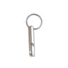 Compact Emergency Survival Whistle Aluminum Safety Whistle Keychain For Camping Hiking  Everyday Ca 7