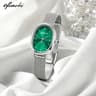 Elegant Womens Quartz Watch With Oval Dial Milanese Mesh Strap  Waterproof Design 9
