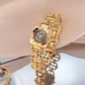 Luxury Womens Square Watch With Skeleton Dial Roman Numerals  Quartz Movement 11