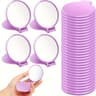Portable Makeup Mirror Set Foldable Pocket Cosmetic Mirrors For Travel Gifts  Daily Beauty 8