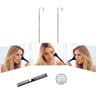 Way Mirror Trifold Vanity Mirror With Adjustable Hook For Hair Cutting  Makeup 6