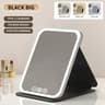 LED Makeup Mirror Rechargeable Touch Control Travel Vanity Mirror With Adjustable Lights 6