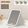 LED Makeup Mirror Rechargeable Touch Control Travel Vanity Mirror With Adjustable Lights 8
