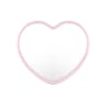 HeartShaped Handheld Mirror Portable Makeup Mirror Compact Vanity Mirror For Travel  Daily TouchUps 8