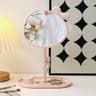 Cute Bow Makeup Mirror With Storage Tray 360 Rotating Kawaii Vanity Desk Mirror 7