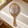 Vintage Handheld Makeup Mirror Portable Vanity Mirror With HD Glass For Travel Gifts  Daily Beauty 8