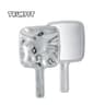 Retro Handheld Makeup Mirror Square Vanity Mirror With Handle For Makeup Spa  Eyelash Extensions 6