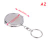 Compact Makeup Mirror Keychain Double Sided Folding Pocket Mirror For Travel And Everyday Touch Ups 7