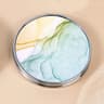 Vintage Stripe Compact Makeup Mirror Portable Mini Cosmetic Pocket Mirror For Purse Travel 9