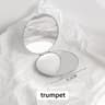 Compact Makeup Mirror Travel Makeup Mirror Double Sided Stainless Steel Pocket Mirror 7
