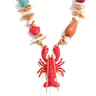 Handmade Crab Pendant Necklace With Ocean Shell Resin Charm Beach Jewelry 8