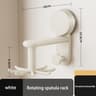 Suction Cup Rotating Kitchen Utensil Holder 6 Hook No Drill Wall Organizer 7