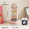 Uforu Rotating Blind Box Display Case With Cover Multi Layer Collectible Organizer 6