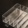 7 Grid Clear Makeup Organizer Lipstick Cosmetic Storage Box For Vanity And Drawers 6