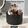 360 Degree Rotating Makeup Organizer ABS Cosmetic Storage Holder For Vanity 8