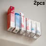 Acrylic Wall Mounted Storage Box Multi Compartment Medicine And Cosmetic Organizer 6
