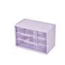 Clear Desktop Organizer Storage Box With Drawer For Jewelry Hair Clips And Small Essentials 6