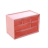Clear Desktop Organizer Storage Box With Drawer For Jewelry Hair Clips And Small Essentials 7
