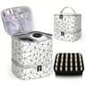 Double Layer Nail Polish Storage Bag Portable Manicure Organizer Travel Cosmetic Case 6