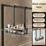 Over The Door Shower Caddy Bathroom Storage Rack Double Shelf Organizer 6