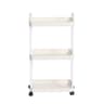3 Or 4 Tier Rolling Storage Cart With Lockable Wheels And Spacious Shelves 9