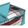 Foldable Clothes Storage Bag With Clear Window And Handles For Blankets Quilts And Closet Organizat 6